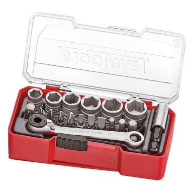 Teng Tools TJ1419 Topnøglesæt 19 dele