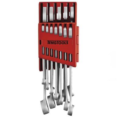 Teng Tools 8512A Ring- gaffelnøglesæt 12 stk., 8-19 mm