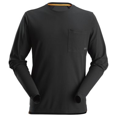 Snickers Workwear 2498 AllroundWork T-shirt långärmad, svart