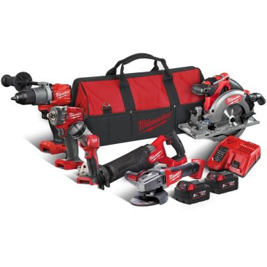 Milwaukee M18 FPP6H2-502B Verktygspaket