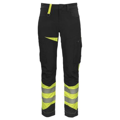 Texstar FP47120991170 Arbejdsbukser Hi-Vis gul/sort