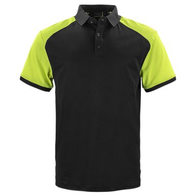 Texstar PS22 Poloskjorte svart/gul