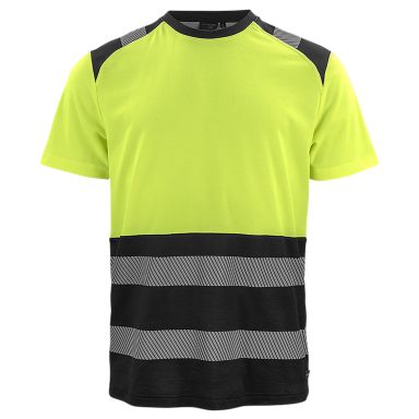 Texstar TS22 T-shirt gul/sort, klasse 1