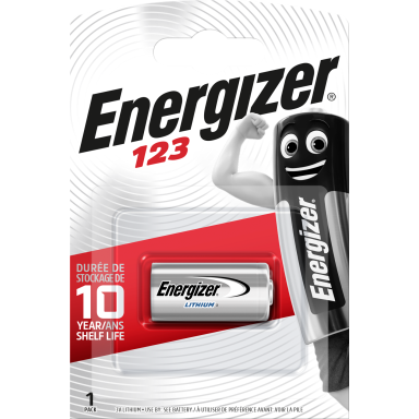 Energizer Lithium Photo Batteri 123, 3 V, for kamera