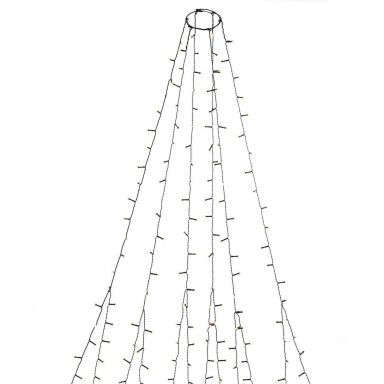 Konstsmide 6661-830 Juletræ sløjfe 6 løkker, LED, 240 cm