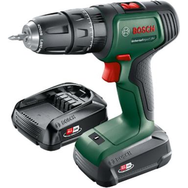 Bosch DIY Universal Impact 18 + SystemBox Bore-/skruemaskine med batteri og oplader