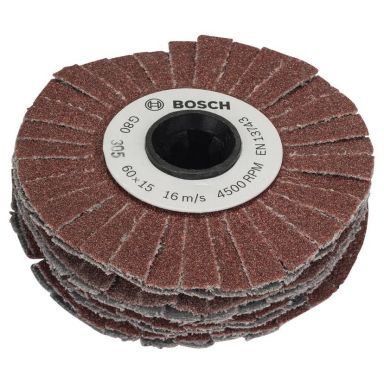 Bosch DIY 1600A00155 Slibeskive fleksibel, 15 mm