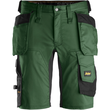 Snickers 6141 AllroundWork Shorts skoggrønn / svart