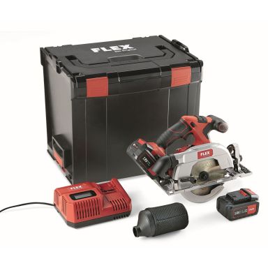 Flex CS62 18.0-EC Metalrundsav med batteri og oplader