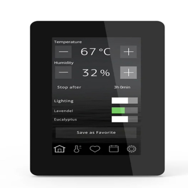 Tylö Elite Cloud Kontrollpanel för bastu och ångbad