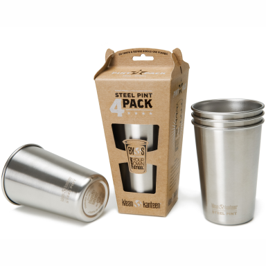 Klean Kanteen Pint Cup Teräsmuki 4-pakkaus