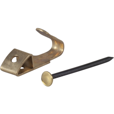ESSVE 513500 Messingkrok messing, inkl. spiker
