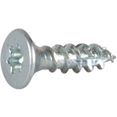 ESSVE 123101 Træskrue 3 mm Ø, TX10, fuldt gevind, FZB, pakke 200
