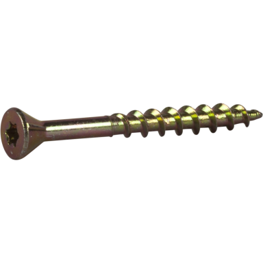 ESSVE 552435 Spånpladeskrue Ø4,2 mm, TX15, gul krom