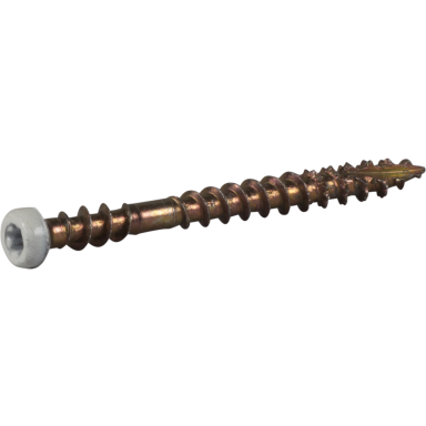 ESSVE 458145 Sokkelskrue 3,9 mm Ø, hvitlakkert, TX10