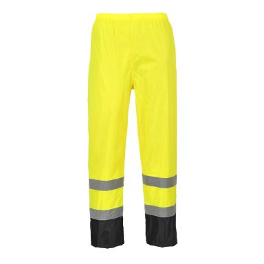 Portwest H444 Regnbyxa Hi-Vis gul/svart