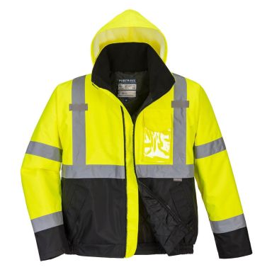 Portwest S363 Jacka Hi-Vis gul/svart
