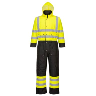 Portwest S485 Overall Hi-Vis gul/svart