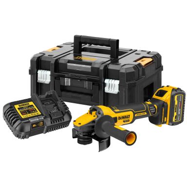 Dewalt DCG409T1-QW Vinkelsliber Ø125 mm, med batteri og lader