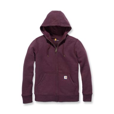 Carhartt Clarksburg Zip Sweatshirt Luvtröja vinröd