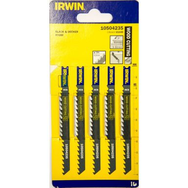 Irwin 10504235 Sticksågsblad 100 mm, 6 TPI, 5-pack