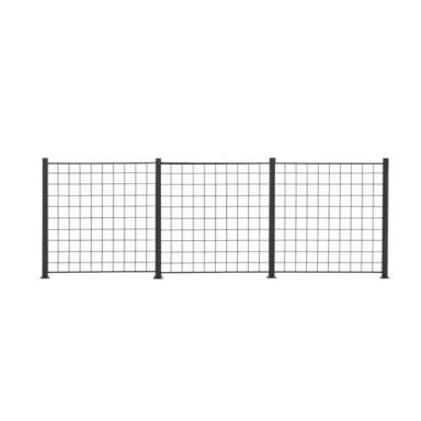 Hortus 116-092 Spaljé svart, 100x100 cm