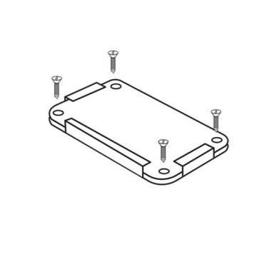 Hortus 211-922 Fot till dubbel kassett, antracit