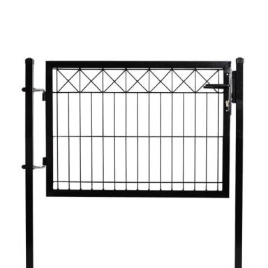 Hortus 111-389 Grind svart, inklusive stolpar