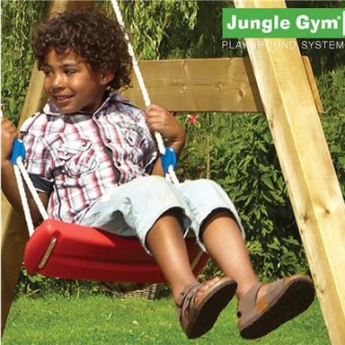 Jungle Gym Swing Gunga röd, komplett kit