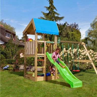 Jungle Gym Home Lektorn med gunga och rutschkana