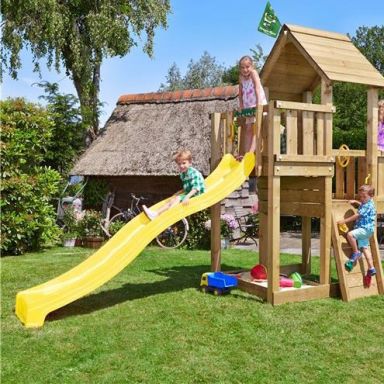 Jungle Gym Cubby Lektorn med rutschkana