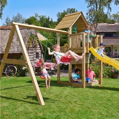 Jungle Gym Cubby Lektorn med gunga