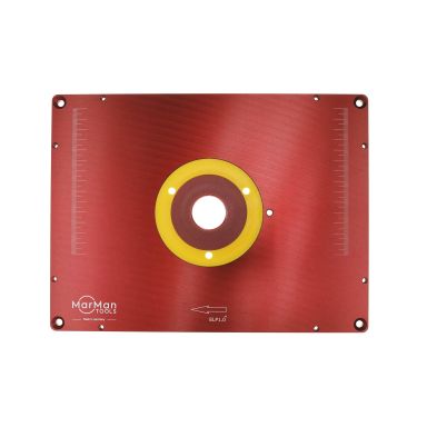 MarMan Tools IP1.0-UND Indlægsskive til fræsere, 306 x 229 x 9 mm