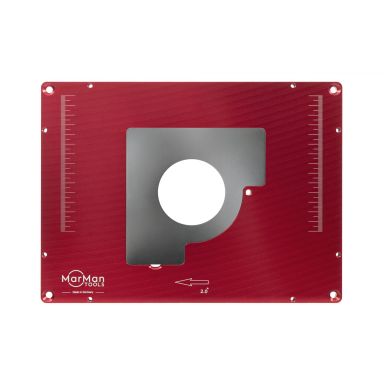 MarMan Tools IP2.0-UND Indlægsskive til fræsere, 306 x 229 x 9 mm