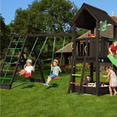 Jungle Gym Club Lektorn med klättermodul och rutschkana