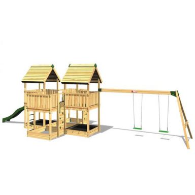 Hy-land Projekt 7 Lekplats med gungmodul