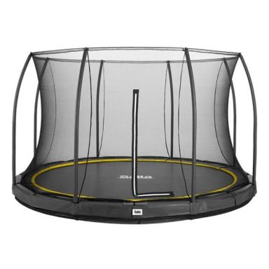 Salta Comfort Edition Inground Trampolin svart, med säkerhetsnät