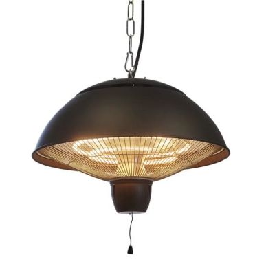 Hortus 211-306 Terrassvärmare hängande, 600/1500 W, svart