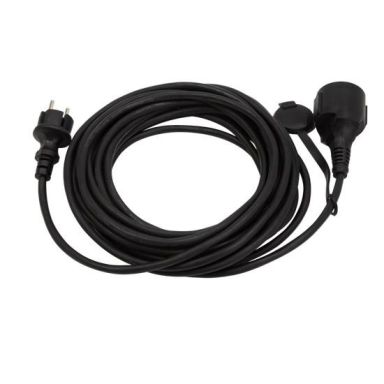 HEAT1 212-393 Förlängningssladd svart