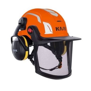 KASK Zenith X Combo Vernehjelm uventilert, med visir og øreklokker