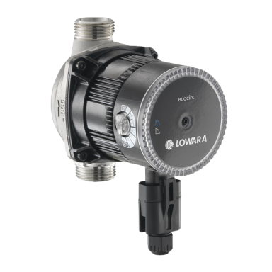 Lowara Ecocirc 25-6/130 N Tappevarmtvannspumpe 130 mm, 1 1/2 tommer, 25 (1&quot)