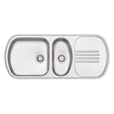 Contura Concert 15P-1135 Oppvaskbenk med kurvventil, 1135 × 490 mm