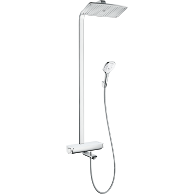Hansgrohe Raindance E Showerpipe 361 Takdusjsett krom/hvit, 150 C/C