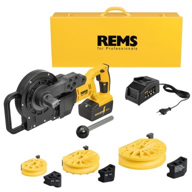 REMS 580059 R220 Bukkemaskine 15-28 mm, med batteri og oplader