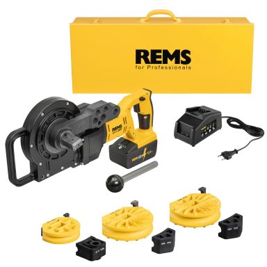 REMS 580060 R220 Bukkemaskine 17-24 mm, med batteri og oplader