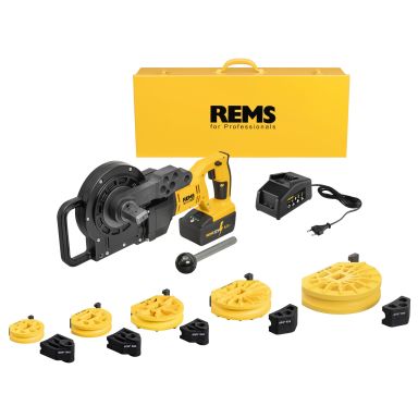 REMS 580066 R220 Bukkemaskine 3/8-7/8", med batteri og oplader