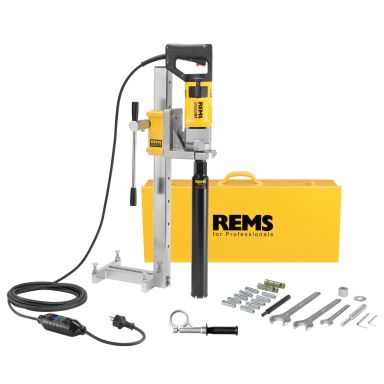 REMS Picus S1 Set 62 Simplex 2 Diamantboremaskine med borestativ og tilbehør, 1800W