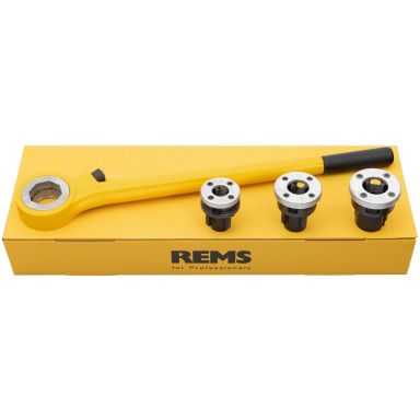 REMS Eva Gevindskæresæt R 1/2-3/4-1", manuel