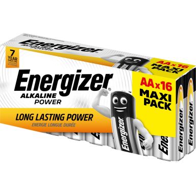 Energizer Alkaline Power Alkaliparisto AA, 1,5 V, 16 kpl