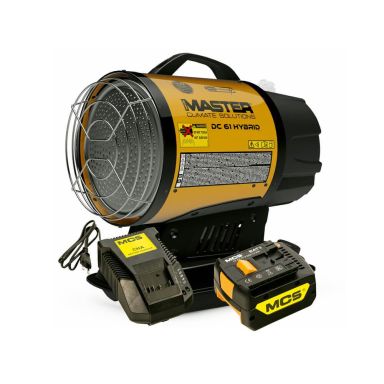 Master DC 61 Infravarmer med batteri og lader